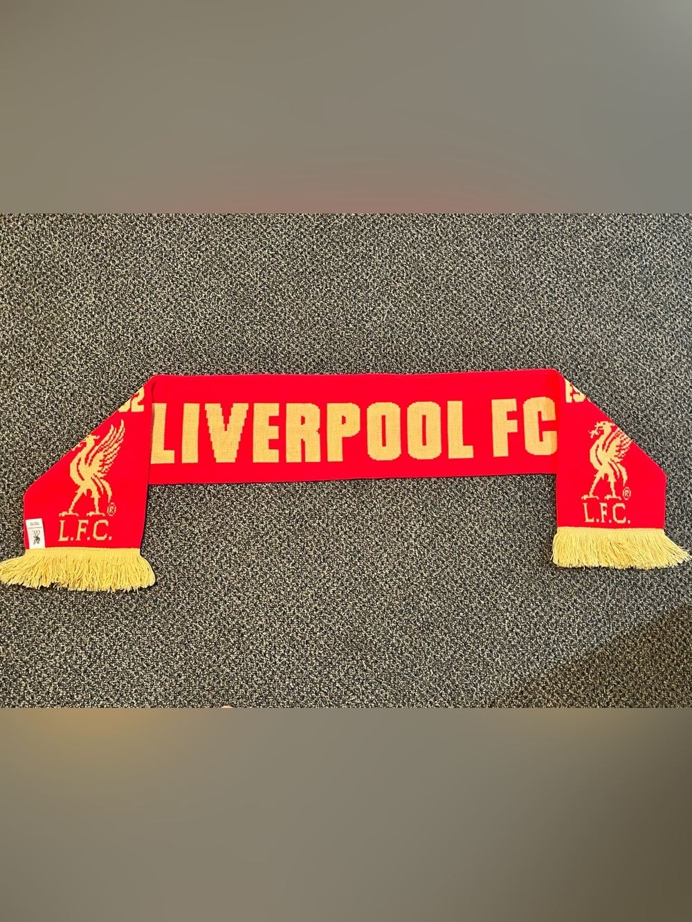 Liverpool FC Red and Yellow Knit Supporter Scarf
